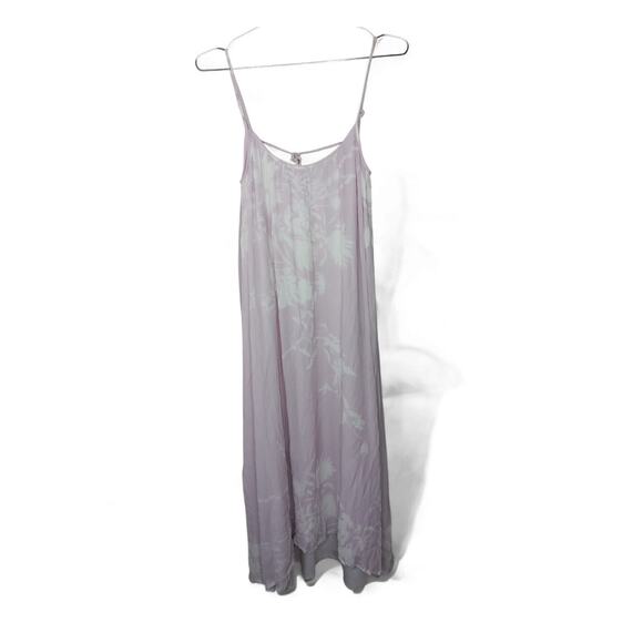AllSaints Paola Futurae Pink Floral Maxi Dress Women’s Size 0 Lined Flowy Boho - Picture 4 of 12